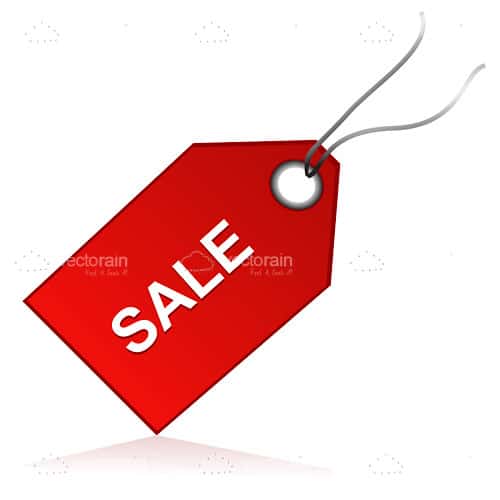 Red Sale Tag